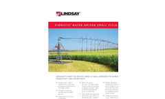 Lindsay Zimmatic - Model 9500HS - High-Speed Center Pivot - Brochure