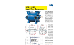 Gardner Denver Nash - Model CL - Large Capacity Liquid Ring Vacuum Pump - Brochure