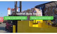Valmet Bale Tester at Smurfit Kappa Hoya mill - Video