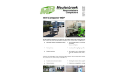 Meulenbroek - Model MSP 500 - Mini Compactor - Brochure