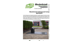 Meulenbroek - Model MUP - Underground Compactor Brochure