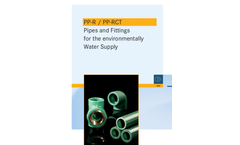 PP-R / PP-RCT - Pipes and Fittings - Brochure