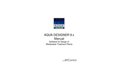Aqua Designer - Version 9.2 - Software for Design of Wastewater Treatment Plants - Manual