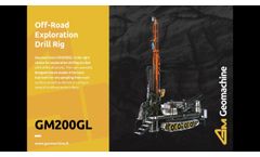 GM200GL Off-Road Exploration Drill Rig - Video