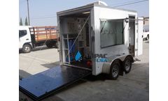 Ampac - Model TR-3000 - Mobile Trailer Reverse Osmosis System 3,000 GPD - 11.4mm³/hr.