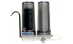 Ampac - Model AP-CT20CL - Dual Counter Top Water Filter - Clear