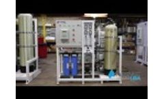 Ampac USA Seawater Desalination SW3000-LX Video