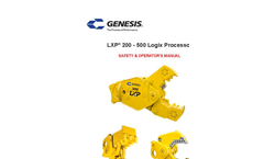 Model LXP - Demolition Jaw Shear Brochure