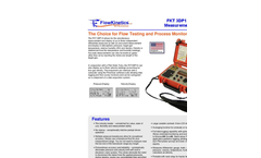 FlowKinetics - Model FKS 1DP-PBM-E - Digital Manometer for Air Pressure, Speed and Flow Measurements - Brochure