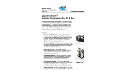 Copeland Scroll - Modular Compression For Oil & Gas - Brochure