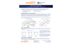 Enduro - Model FRP - Fiberglass Launder Trough Systems - Brochure