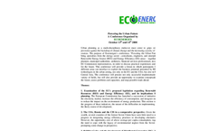 Powering the Urban Future Brochure