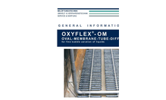 Oxyflex - Model OM - Oval Membrane Tube Diffuser Brochure