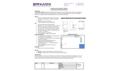 Sanuvair - Model S300 OZD - Garbage Room Automated Odor Reduction Unit - Brochure