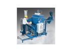 Mobile Bag Dump System with Flexible Screw Conveyor