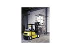 Split-Frame Unloader for Bulk Bags and Rigid Bins