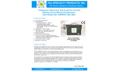 F&J - Model DF-ABM50-170L-20Li - Emergency Response Air Sampling System- Brochure