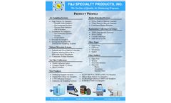 F&J Product Line Sheet 