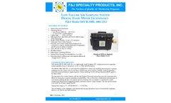 F&J - Model DFCB-100L-400-12Li - High Efficiency Centrifugal Blower Air Sampler - Brochure