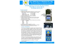 F&J - Model DF-22-2G - Digital Flow Meter Low Volume Air Sampler (100 - 120 VAC) - Brochure