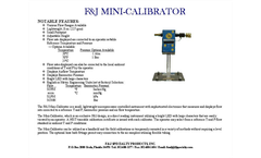 F&J - Mini-Calibrator - Brochure