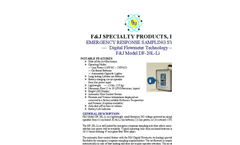 F&J - Model DF-20L-Li - Emergency Response Air Sampler - Brochure