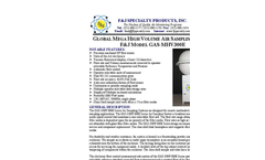 F&J - Model GAS-MHV300E (220V) Global Mega High Volume Air Sampling System - Brochure