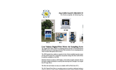 F&J - Low Volume Global Air Sampling Systems - Brochure