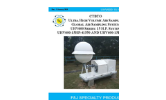 F&J - Model CTBTO - Ultra High Volume Air Sampler - Brochure