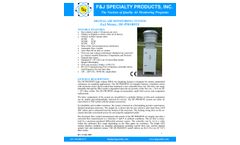 F&J - Model DF-PM10DTE - Digital High Volume Air Monitoring System (220 - 240 VAC) - Brochure