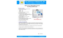F&J - Model DFHV-1DT - Digital Flow Meter High Volume Air Sampler (100 - 120 VAC) - Brochure