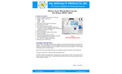F&J - Model DFHV-1DTE - Digital Flow Meter High Volume Air Sampler (220 - 240 VAC) - Brochure