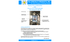 F&J - Model DF-HKUPG-PUF - Digital Flow Meter Kit for Analog PUF Air Samplers - Brochure
