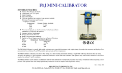 F&J - Mini-Calibrator - Brochure
