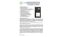 F&J - Model GAS-60810DTE-HSI - Global Air Sampling System (220 -240 VAC) - Brochure