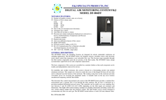 F&J - Model DF-804DT - Digital Air Monitoring System (100 - 120 VAC)  - Brochure
