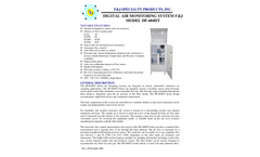 F&J - Model DF-604DT - Digital High Volume Air Monitoring System (100 - 120 VAC)  - Brochure