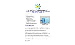 F&J - Model DF-134 - Digital Flow Meter Low Volume Air Sampler (100- 120 VAC) - Brochure