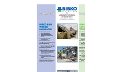 BIBKO - Model RWS - Recycling System - Brochure