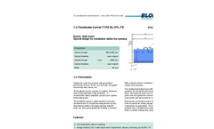 Blobel - Type BL/HTL-TR - Floodwater Barrier - Brochure