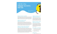 Heron - Model Dipper-T2 - Draw Down Meter - Brochure
