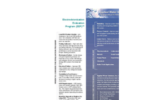 Electrodeionization Evaluation Program (EEP) Brochure (PDF 164 KB)