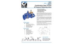Cla-Val - Model 49-01 & 649-01 - Rate of Flow Control Valve  - Brochure