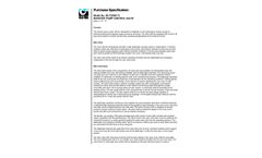 Cla-Val - Model 60-73 & 660-73 - Booster Pump Control Valve - Purchase Specifications - Brochure