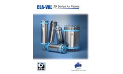 Cla-Val - Model 39 Series - Anti-Slam Air Release and Vacuum Breaker Valves - Brochure