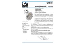 Cla-Val - Model CFF21 - Flanged Float Control Valve - Engineering Data Sheet