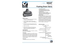 Cla-Val - Model 100AF - 3/4-1 Inch Hytrol Water Drain Valve- Engineering Data Sheet