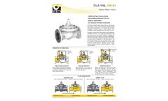 Cla-Val - Model 100-34 - Hytrol Valve - Engineering Data Sheet