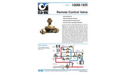 Cla-Val - Model 100M-1KR - Water Drain Valve - Engineering Data Sheet