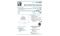 Cla-Val - Model X143MP - Micro-Turbine Generator  - Brochure